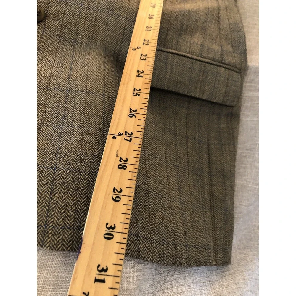 Lauren Ralph Lauren Blazer Mens 42R Brown Wool Suit Coat Jacket Classic